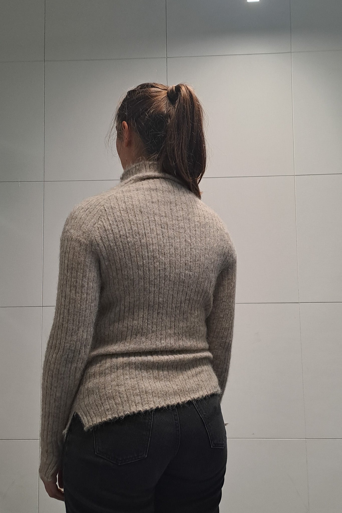 Mohair Cardigan - Beige