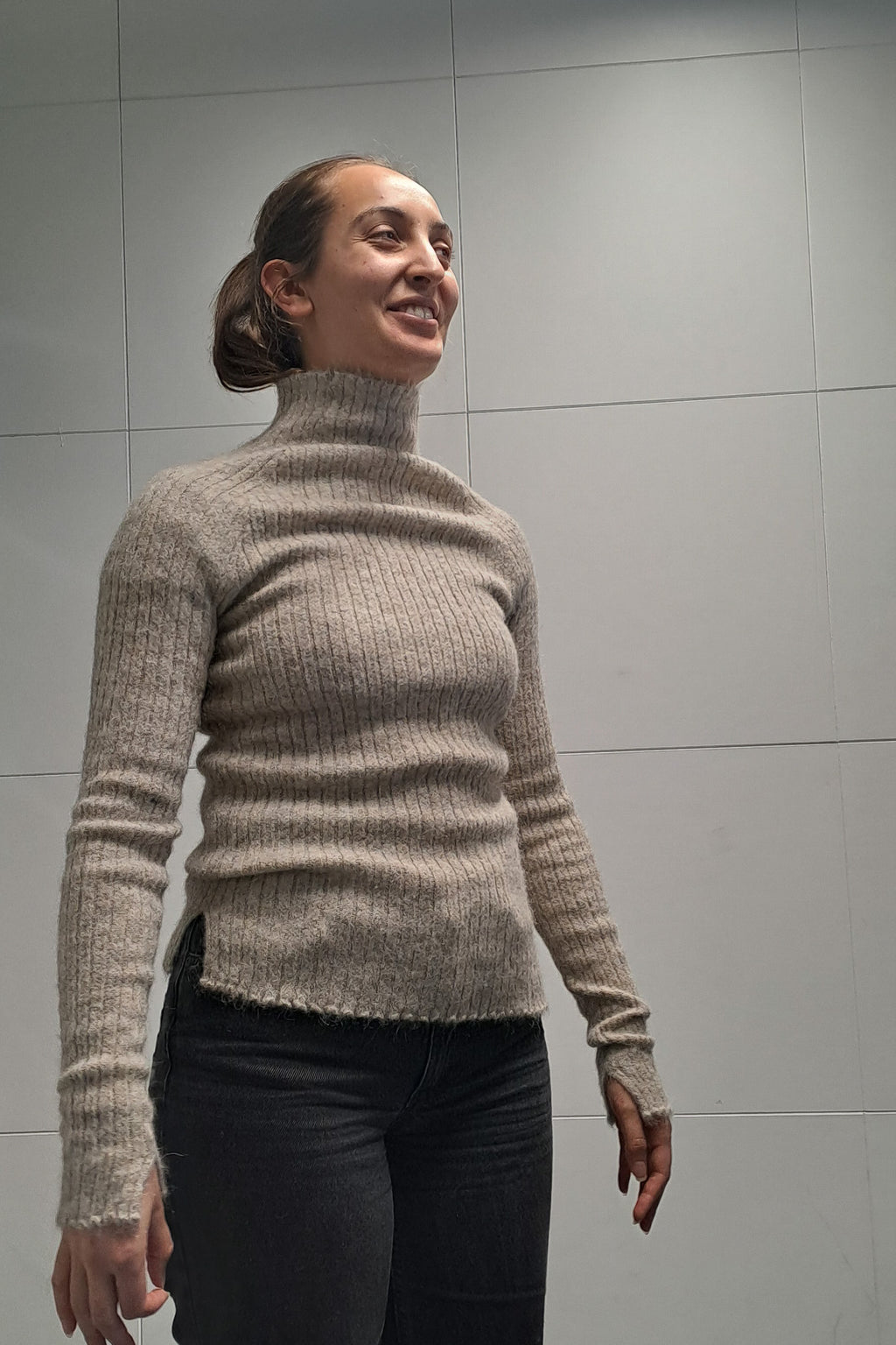 Mohair Jumper - Beige