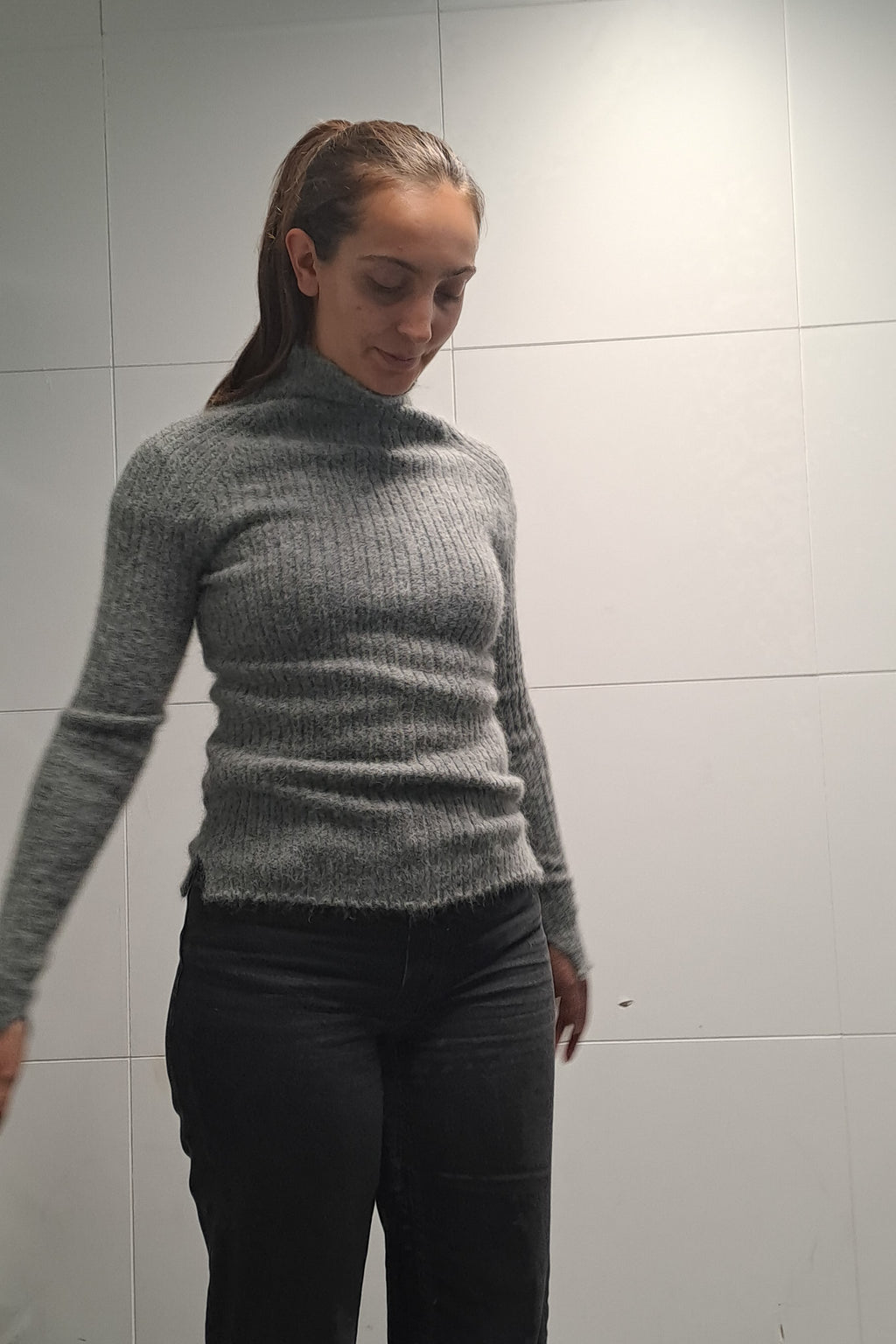 Mohair Jumper - Grey