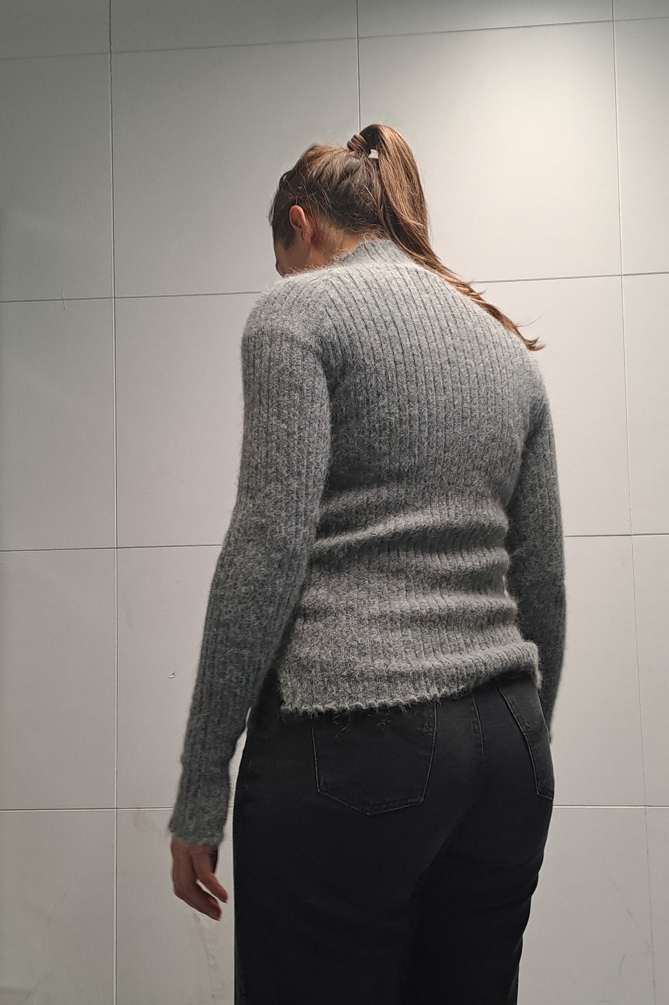 Mohair Jumper - Grey