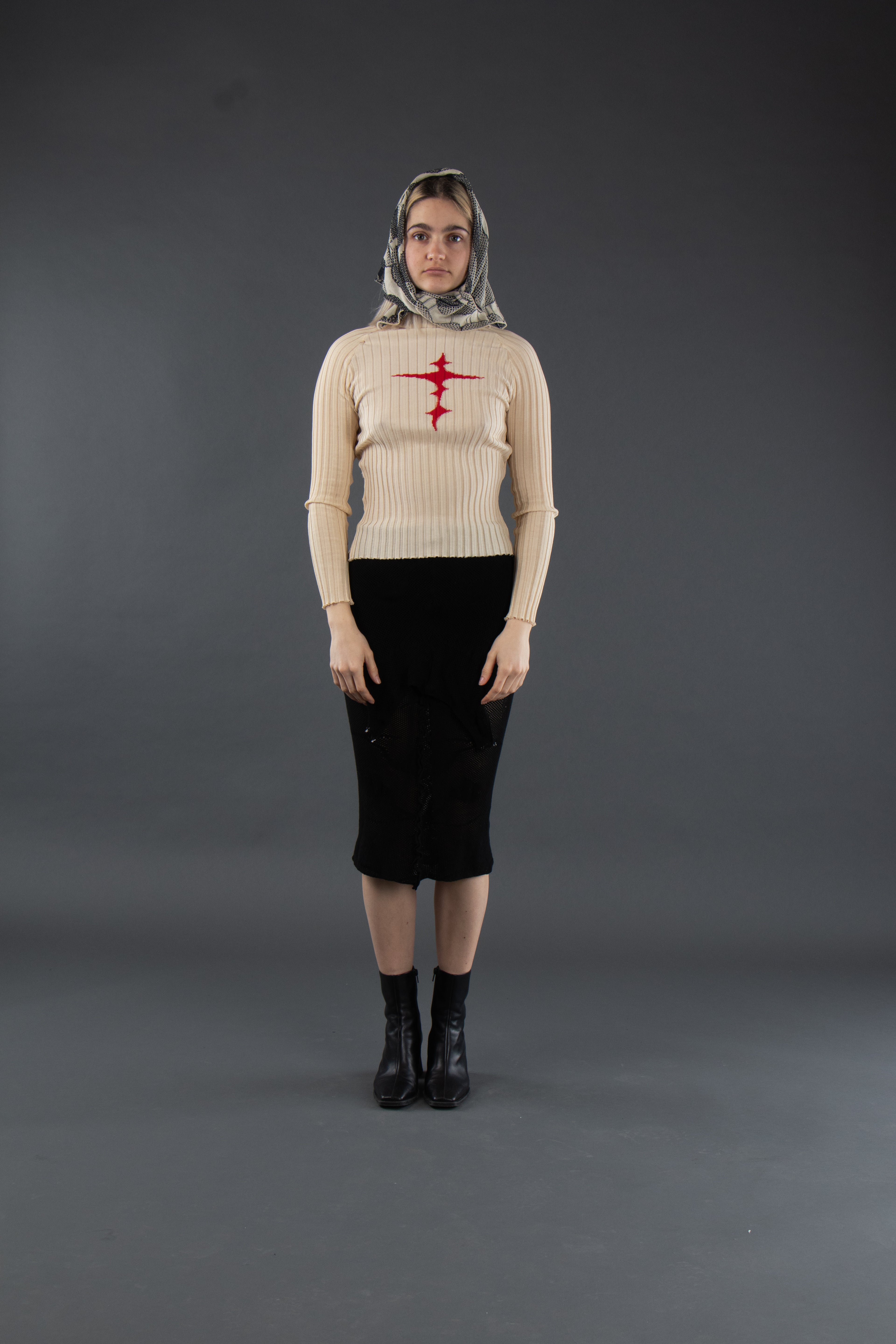 Cross Scarf - Sample